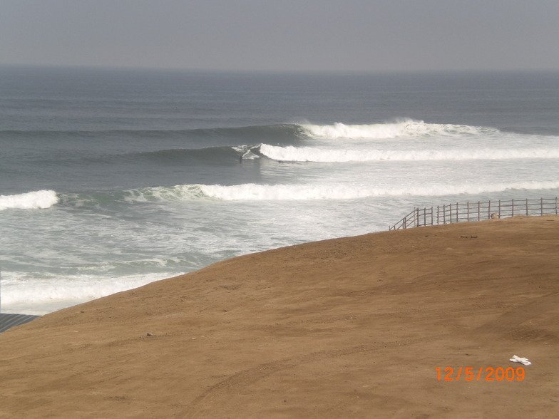 Surfing in Lima